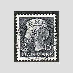 FRIMRKER DANMARK | 1974 - AFA 564 - Dronning Margrethe - 120 re grbl - Pragt Stemplet Kbenhavn