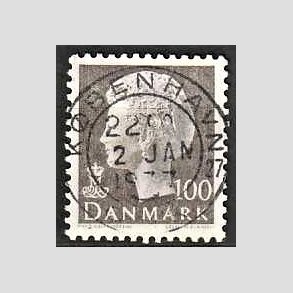 FRIMRKER DANMARK | 1975 - AFA 585 - Dronning Margrethe - 100 re gr - Pragt Stemplet Kbenhavn