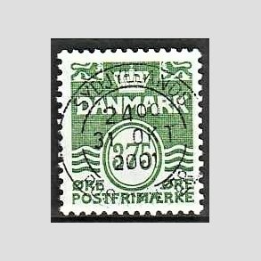 FRIM�RKER DANMARK | 1999 - AFA 1201 - B�lgelinie - 375 �re gr�n - Pragt Stemplet
