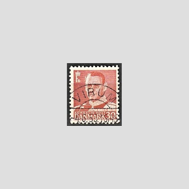 FRIMRKER DANMARK | 1952-53 - AFA 337 - Fr. IX 30 re rd - Lux Stemplet Virum