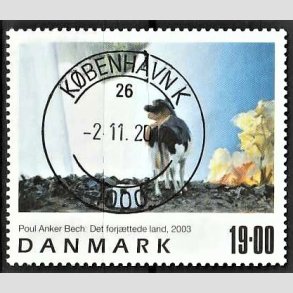 FRIMRKER DANMARK | 2003 - AFA 1362 - Frimrkekunst 6. - 19,00 Kr. Poul Anker Bech - Pragt Stemplet 