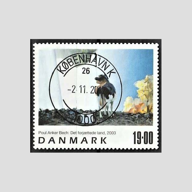 FRIMRKER DANMARK | 2003 - AFA 1362 - Frimrkekunst 6. - 19,00 Kr. Poul Anker Bech - Pragt Stemplet 