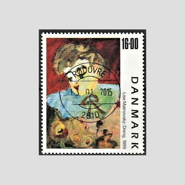 FRIMRKER DANMARK | 1999 - AFA 1219 - Frimrkekunst 2. - 16,00 Kr. "Dreng" - Pragt Stemplet