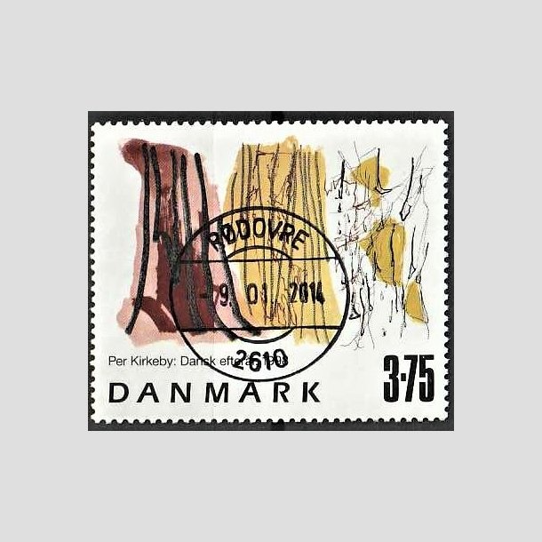 FRIMRKER DANMARK | 1998 - AFA 1187 - Frimrkekunst 1. - 3,75 Kr. Dansk efterr flerfarvet - Pragt Stemplet Rdovre