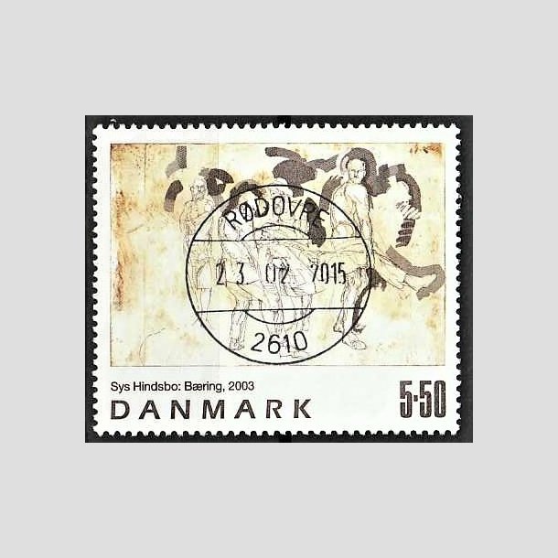 FRIMRKER DANMARK | 2003 - AFA 1361 - Frimrkekunst 6. - 5,50 Kr. Sys Hindsbo - Pragt Stemplet Rdovre