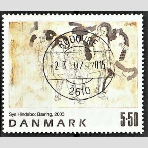 FRIMRKER DANMARK | 2003 - AFA 1361 - Frimrkekunst 6. - 5,50 Kr. Sys Hindsbo - Pragt Stemplet Rdovre