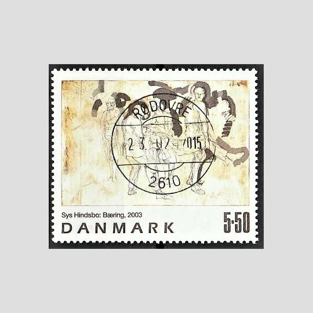 FRIMRKER DANMARK | 2003 - AFA 1361 - Frimrkekunst 6. - 5,50 Kr. Sys Hindsbo - Pragt Stemplet Rdovre