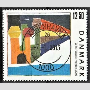FRIMRKER DANMARK | 2005 - AFA 1442 - Frimrkekunst 8. - 12,50 Kr. Tal R. - Pragt Stemplet Kbenhavn K