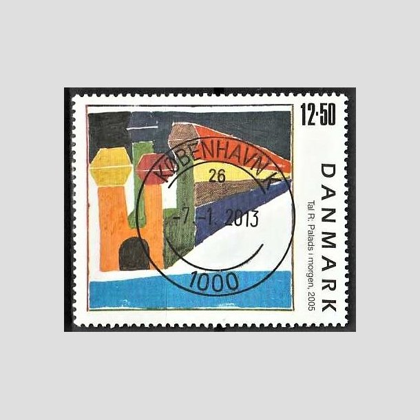 FRIMRKER DANMARK | 2005 - AFA 1442 - Frimrkekunst 8. - 12,50 Kr. Tal R. - Pragt Stemplet Kbenhavn K