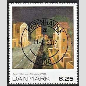 FRIMRKER DANMARK | 2007 - AFA 1509 - Frimrkekunst 10. - 8,25 Kr. Seppo Marttinen - Pragt Stemplet Kbenhavn K