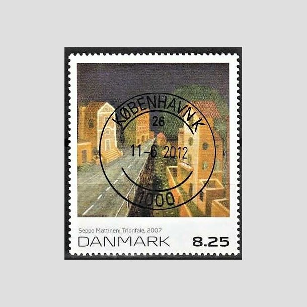 FRIMRKER DANMARK | 2007 - AFA 1509 - Frimrkekunst 10. - 8,25 Kr. Seppo Marttinen - Pragt Stemplet Kbenhavn K
