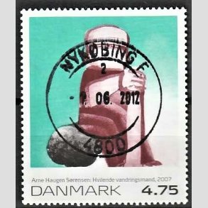 FRIMRKER DANMARK | 2007 - AFA 1508 - Frimrkekunst 10. - 4,75 Kr. Arne Hauge Srensen - Pragt Stemplet Nykbing F