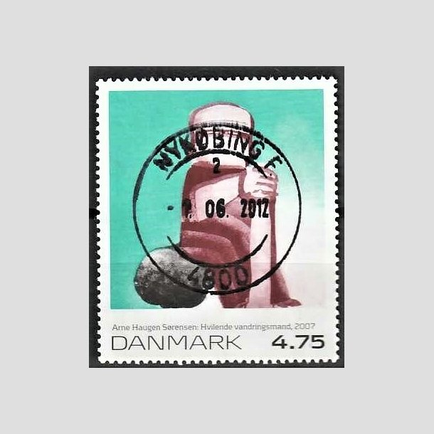 FRIMRKER DANMARK | 2007 - AFA 1508 - Frimrkekunst 10. - 4,75 Kr. Arne Hauge Srensen - Pragt Stemplet Nykbing F