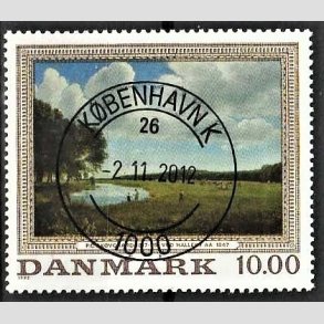 FRIMRKER DANMARK | 1992 - AFA 1033 - Maleriserie 5. - 10,00 Kr. P.C. Skovgaard - Pragt Stemplet Kbenhavn K