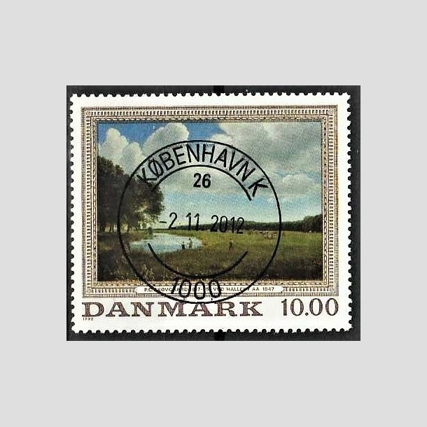 FRIMRKER DANMARK | 1992 - AFA 1033 - Maleriserie 5. - 10,00 Kr. P.C. Skovgaard - Pragt Stemplet Kbenhavn K