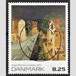 FRIMRKER DANMARK | 2007 - AFA 1509 - Frimrkekunst 10. - 8,25 Kr. Seppo Marttinen - Pragt Stemplet Kbenhavn K