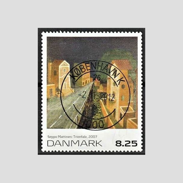 FRIMRKER DANMARK | 2007 - AFA 1509 - Frimrkekunst 10. - 8,25 Kr. Seppo Marttinen - Pragt Stemplet Kbenhavn K