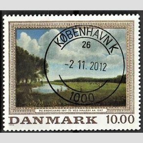 FRIMRKER DANMARK | 1992 - AFA 1033 - Maleriserie 5. - 10,00 Kr. P.C. Skovgaard - Pragt Stemplet Kbenhavn K