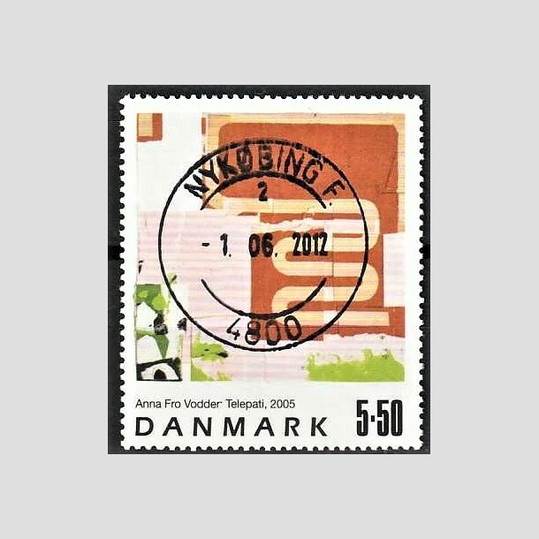 FRIMRKER DANMARK | 2005 - AFA 1439 - Frimrkekunst 8. - 5,50 Kr. Anna Fro Vodder - Pragt Stemplet Nykbing F