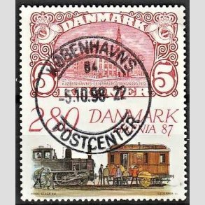 FRIMRKER DANMARK | 1987 - AFA 888 - Hafnia 87 - 2,80 Kr. flerfarvet - Lux Stemplet Skive