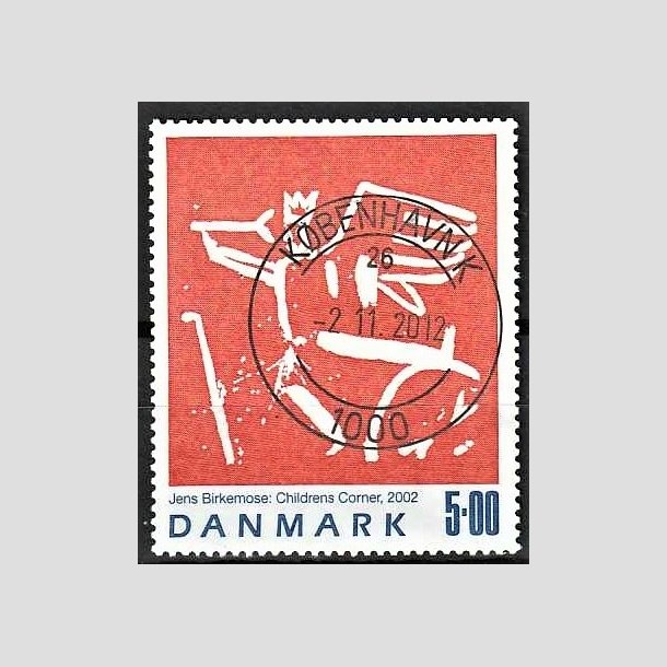 FRIMRKER DANMARK | 2002 - AFA 1330 - Frimrkekunst 5. - 5,00 Kr. Jens Birkmose - Lux Stemplet Kbenhavn K