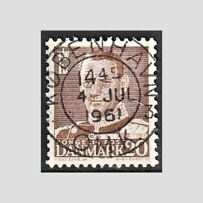 FRIMRKER DANMARK | 1950 - AFA 320 - Fr. IX 20 re brun - Lux Stemplet Kbenhavn