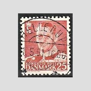 FRIMRKER DANMARK | 1950 - AFA 321 - Fr. IX 25 re rd - Lux Stemplet Hellerup