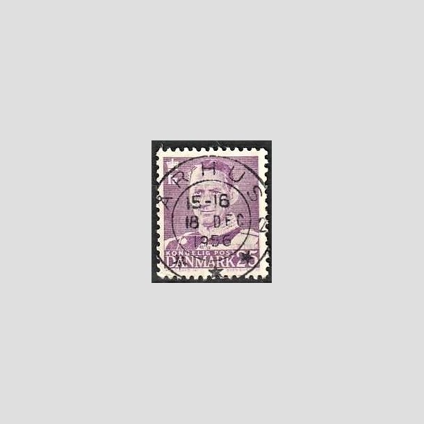 FRIMRKER DANMARK | 1955 - AFA 360 - Fr. IX 25 re violet - Lux Stemplet rhus