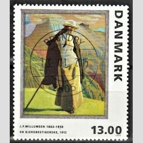 FRIMRKER DANMARK | 1997 - AFA 1159 - J.F. Willumsen - 13,00 Kr. flerfarvet - Pragt Stemplet Brndby