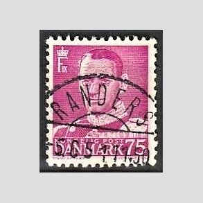 FRIMRKER DANMARK | 1948-50 - AFA 314 - Fr. IX 75 re rdlilla - Lux Stemplet Randers