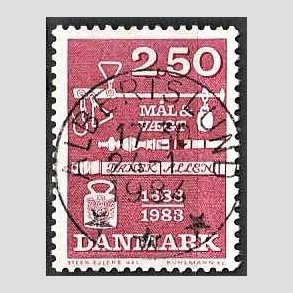 FRIM�RKER DANMARK | 1983 - AFA 780 - M�ling og vejning - 2,50 Kr. r�d - Pragt Stemplet Albertslund