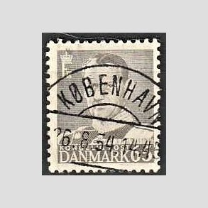 FRIMRKER DANMARK | 1952-53 - AFA 340 - Fr. IX 65 re gr - Lux Stemplet Kbenhavn