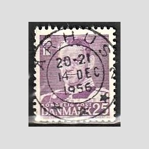 FRIMRKER DANMARK | 1955 - AFA 360 - Fr. IX 25 re violet - Lux Stemplet rhus