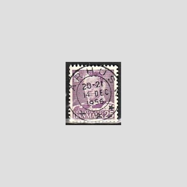 FRIMRKER DANMARK | 1955 - AFA 360 - Fr. IX 25 re violet - Lux Stemplet rhus