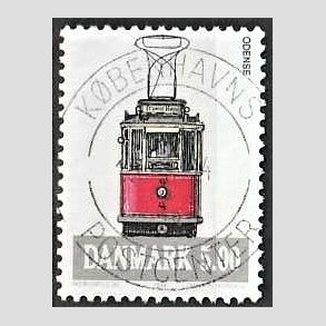 FRIM�RKER DANMARK | 1994 - AFA 1072 - Sporvogne - 5,00 Kr. flerfarvet - Pragt Stemplet