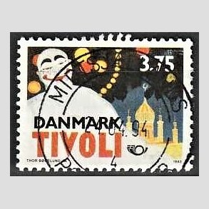 FRIM�RKER DANMARK | 1993 - AFA 1043 - Turisme - 3,75 Kr. flerfarvet - Pragt Stemplet