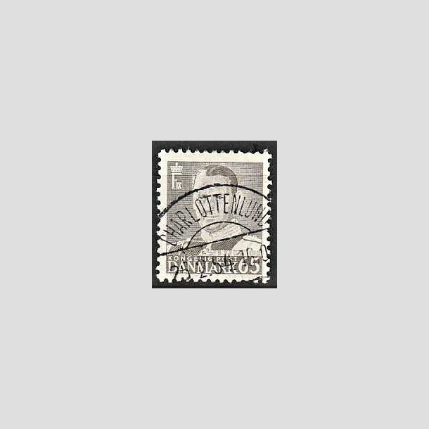 FRIMRKER DANMARK | 1952-53 - AFA 340 - Fr. IX 65 re gr - Lux Stemplet Charlottenlund