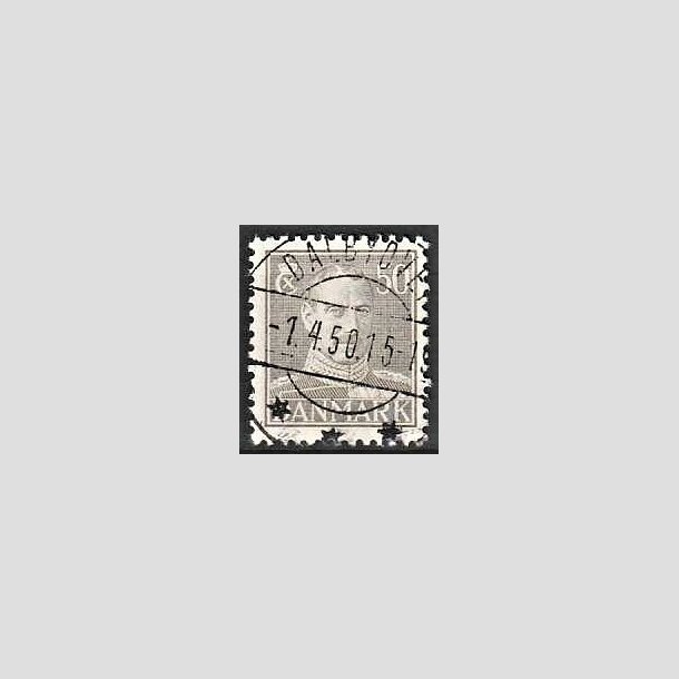 FRIMRKER DANMARK | 1945 - AFA 289 - Chr. X 50 re gr - Lux Stemplet Dalbyover