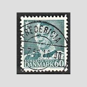 FRIMRKER DANMARK | 1948-50 - AFA 313 - Fr. IX 60 re blgrn - Lux Stemplet Fredericia
