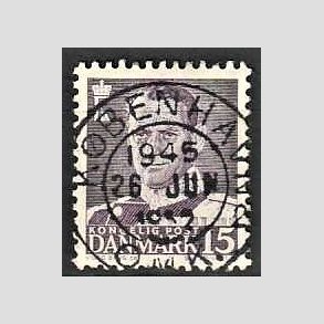FRIMRKER DANMARK | 1950 - AFA 319 - Fr. IX 15 re grviolet - Lux Stemplet 
