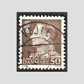 FRIMRKER DANMARK | 1967 - AFA 460 - Fr. IX 50 re brun - Lux Stemplet Vejle