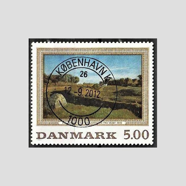 FRIMRKER DANMARK | 1992 - AFA 1032 - Maleriserie 5. - 5,00 Kr. J. Th. Lundbye - Pragt Stemplet