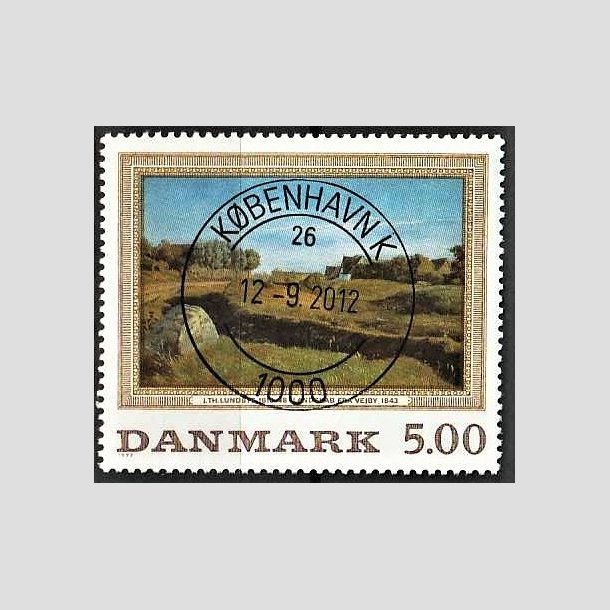 FRIMRKER DANMARK | 1992 - AFA 1032 - Maleriserie 5. - 5,00 Kr. J. Th. Lundbye - Pragt Stemplet Kbenhavn K