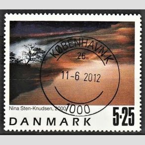 FRIMRKER DANMARK | 2000 - AFA 1262 - Frimrkekunst 3. - 5,25 Kr. 2000 - Pragt Stemplet Kbenhavn K