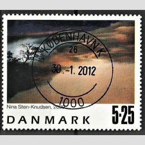 FRIMRKER DANMARK | 2000 - AFA 1262 - Frimrkekunst 3. - 5,25 Kr. 2000 - Pragt Stemplet Kbenhavn K