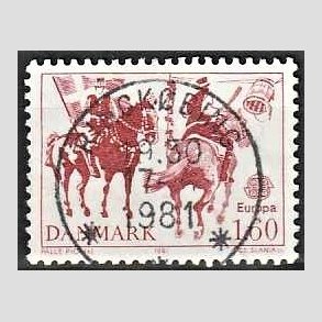 FRIM�RKER DANMARK | 1981 - AFA 727 - Folklore - 1,60 Kr. r�d - Pragt Stemplet Ringk�bing