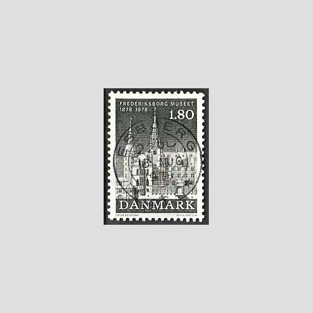 FRIMRKER DANMARK | 1978 - AFA 657 - Frederiksborgmuseet 100 r - 1,80 Kr. sortgr - Pragt Stemplet Esbjerg