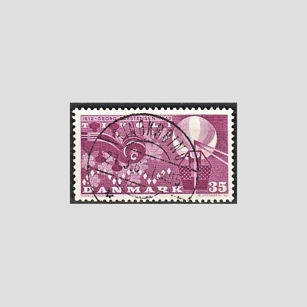 FRIMRKER DANMARK | 1962 - AFA 410 - Georg Carstensen Tivoli - 35 re rdviolet - Pragt Stemplet Ringkbing