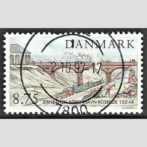 FRIM�RKER DANMARK | 1997 - AFA 1149 - K�benhavn-Roskilde - 8,75 Kr. flerfarvet - Lux Stemplet