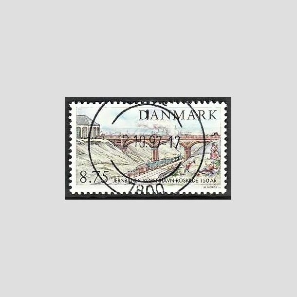 FRIMRKER DANMARK | 1997 - AFA 1149 - Kbenhavn-Roskilde - 8,75 Kr. flerfarvet - Lux Stemplet